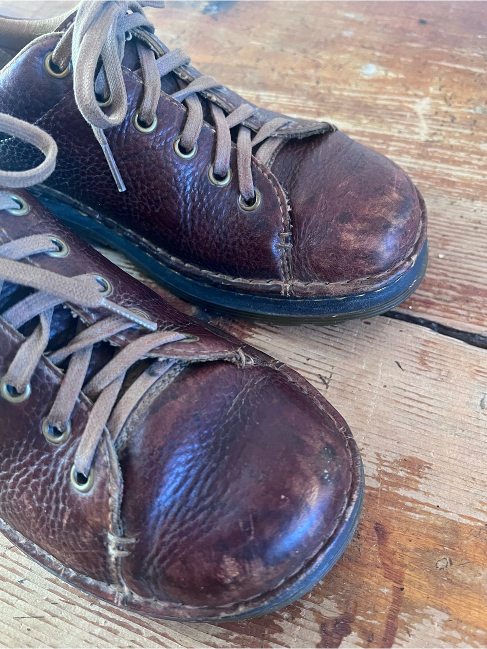 Vintage Doc Martens Leather Lace Up Shoes - Picture 8 of 11